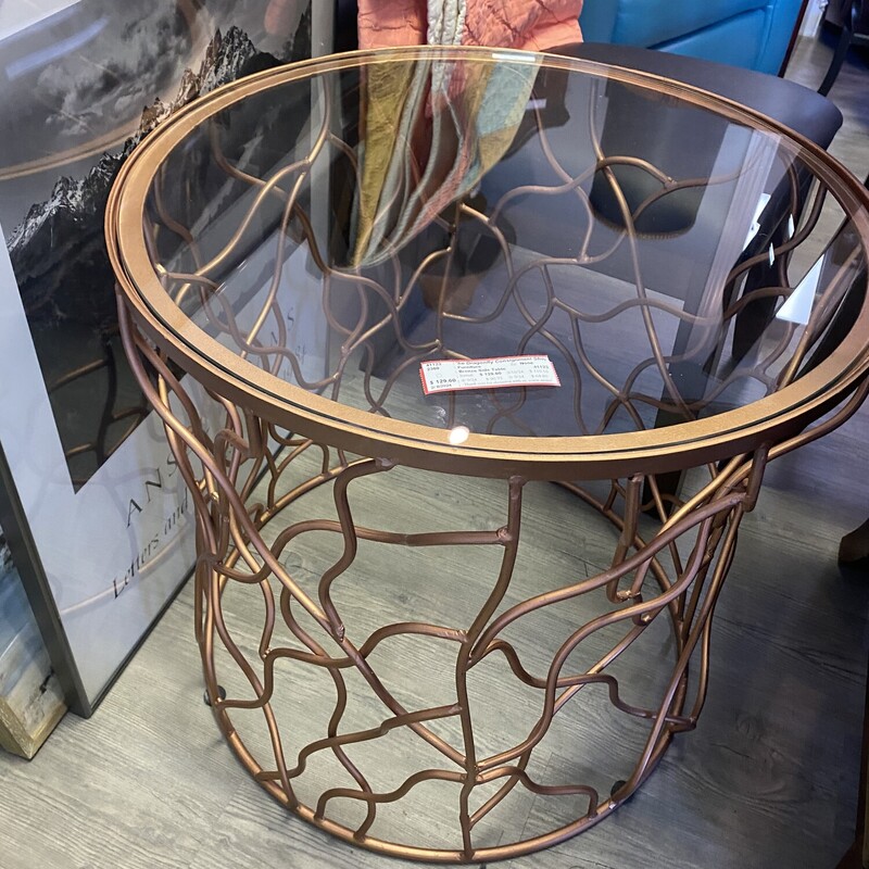 Bronze Side Table