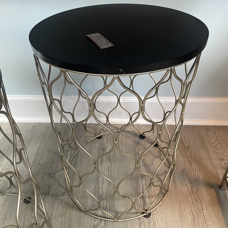 Silver Accent Table