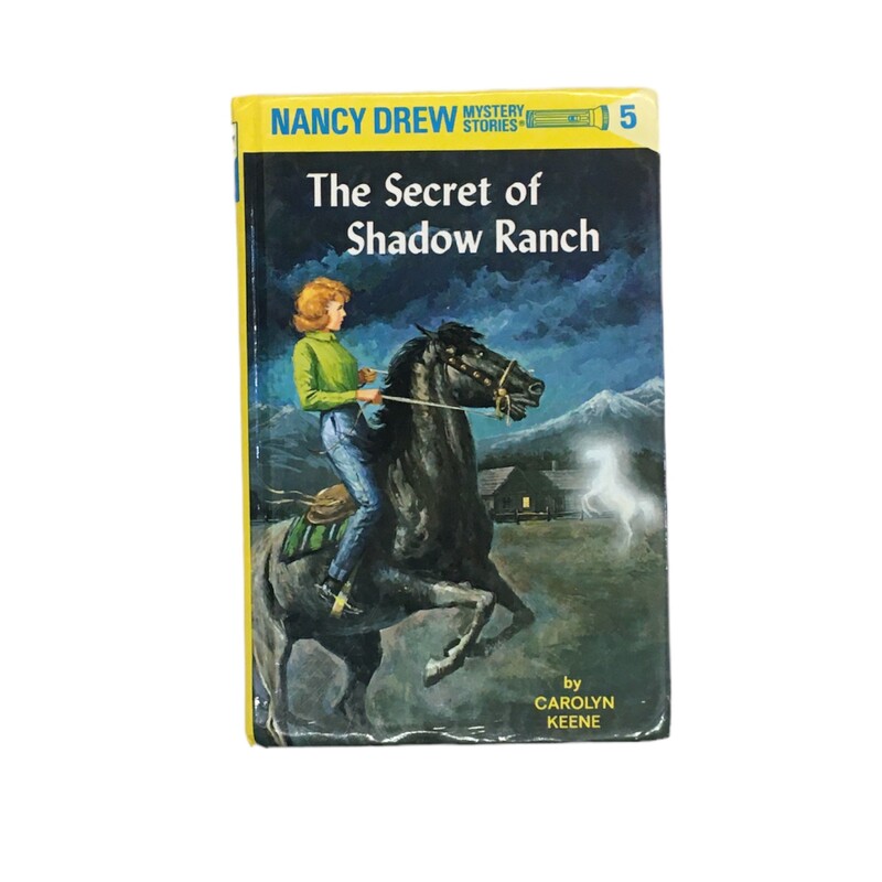 Nancy Drew #5, Book; The Secret Of Shadow Ranch

Located at Pipsqueak Resale Boutique inside the Vancouver Mall or online at:

#resalerocks #pipsqueakresale #vancouverwa #portland #reusereducerecycle #fashiononabudget #chooseused #consignment #savemoney #shoplocal #weship #keepusopen #shoplocalonline #resale #resaleboutique #mommyandme #minime #fashion #reseller

All items are photographed prior to being steamed. Cross posted, items are located at #PipsqueakResaleBoutique, payments accepted: cash, paypal & credit cards. Any flaws will be described in the comments. More pictures available with link above. Local pick up available at the #VancouverMall, tax will be added (not included in price), shipping available (not included in price, *Clothing, shoes, books & DVDs for $6.99; please contact regarding shipment of toys or other larger items), item can be placed on hold with communication, message with any questions. Join Pipsqueak Resale - Online to see all the new items! Follow us on IG @pipsqueakresale & Thanks for looking! Due to the nature of consignment, any known flaws will be described; ALL SHIPPED SALES ARE FINAL. All items are currently located inside Pipsqueak Resale Boutique as a store front items purchased on location before items are prepared for shipment will be refunded.