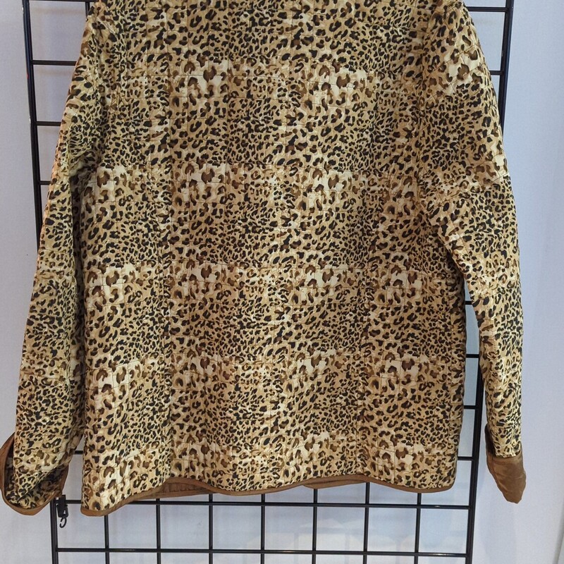 Reversable Jacket, Cheetah, Size: L