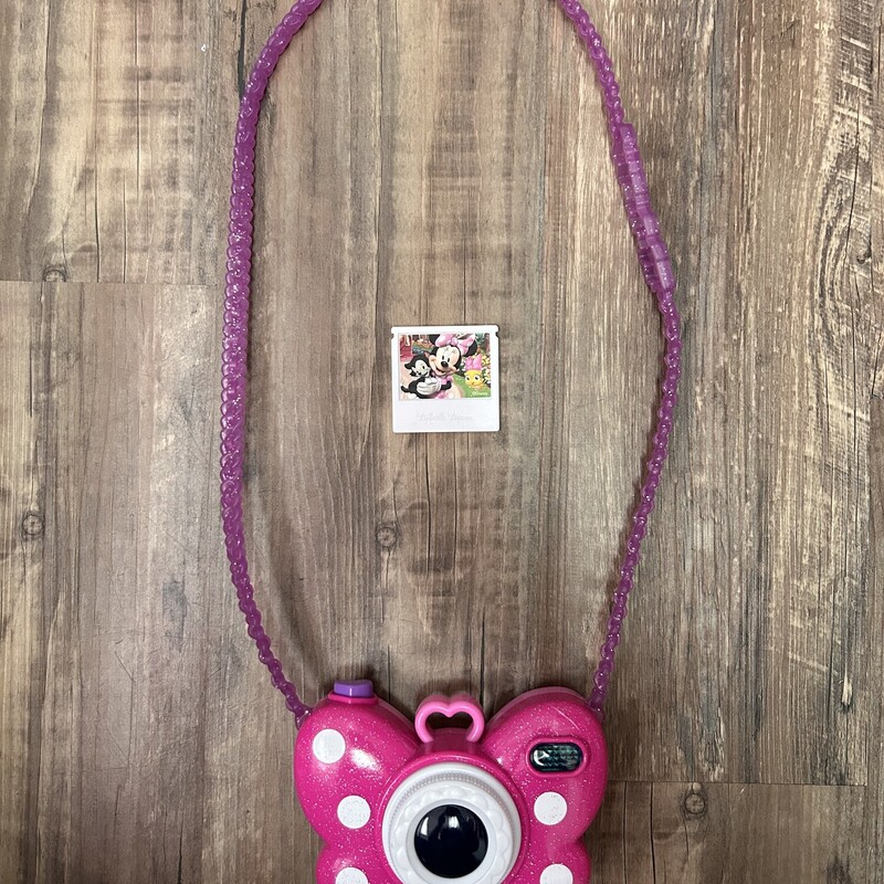 Minnie Toy Camera, Pink, Size: ToddlerToy