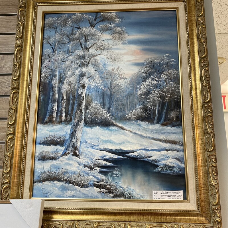 Power Oil Painting Winter