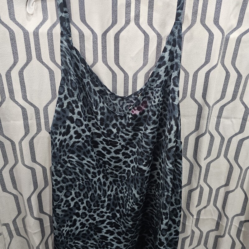 Brand new with tags and retails for $40! Cute blue and black leopard print tank with spaghetti straps that can be adjusted as needed.