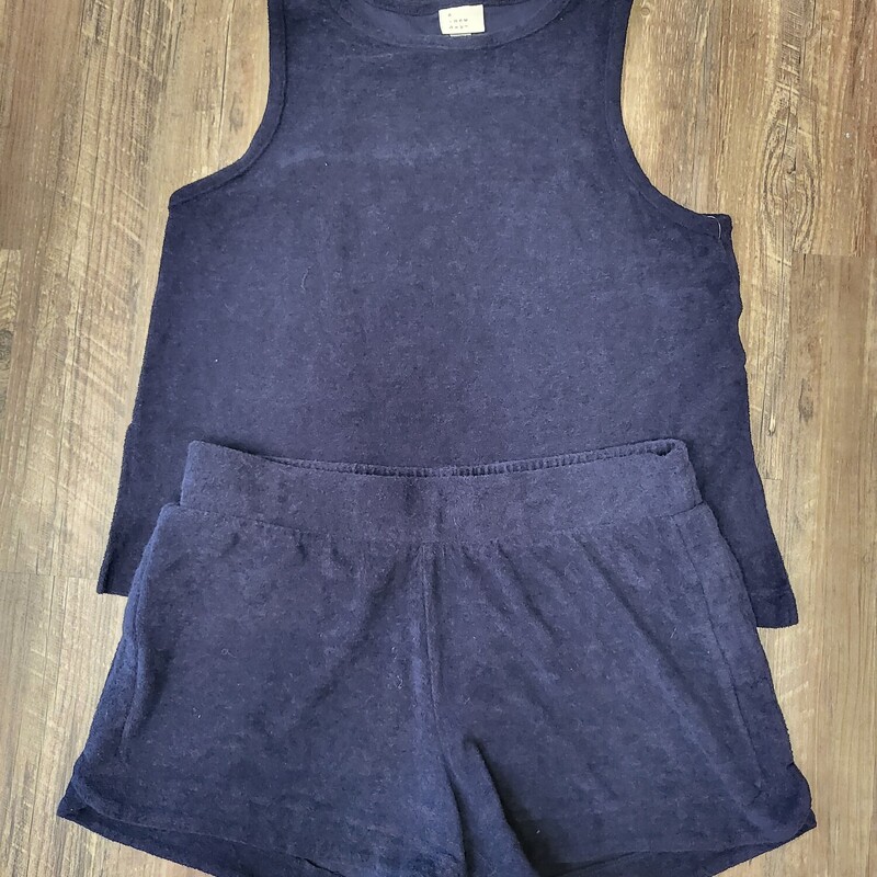 A New Day Terry 2 Pc Set, Navy, Size: Adult M*
* Shorts size Small
* tank is a size M