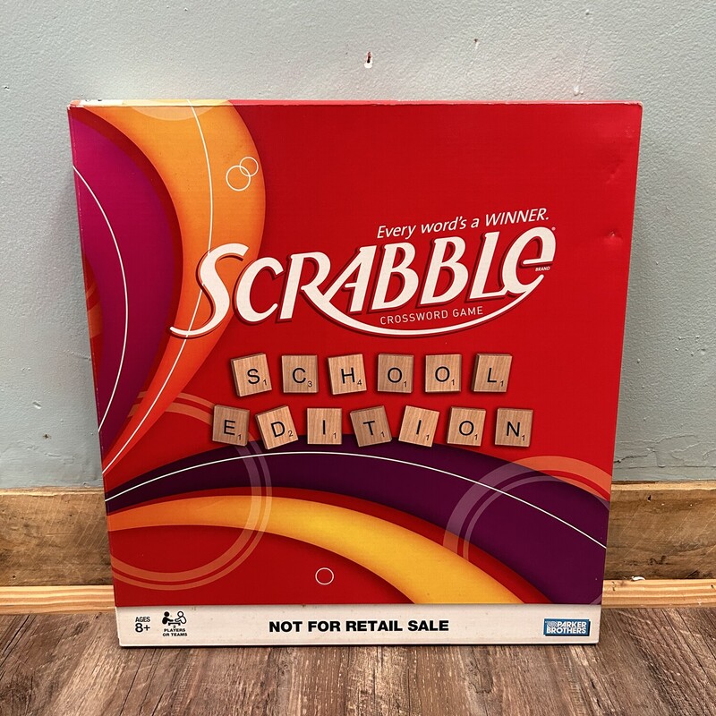 Scrabble Classic Board, Red, Size: BoardGame