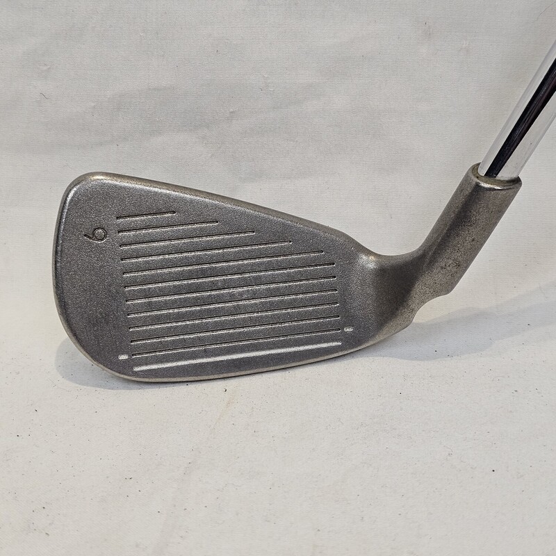 Ping i3+ 6 Iron Golf Club (White Dot)
Size: Mens 38 inch
Right Hand
True Temper Shaft
Flex: Stiff

Gently Used: Excellent Condition
