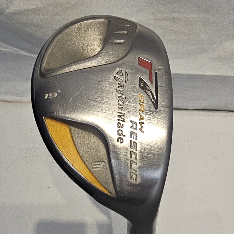 TaylorMade Rescue R7 Draw Fairway Wood, 19 Degree 3 Hybrid,  R7 RE-AX 55 Flex-Stiff Shaft, Size: MRH Stf

Gently Used: Excellent Condition