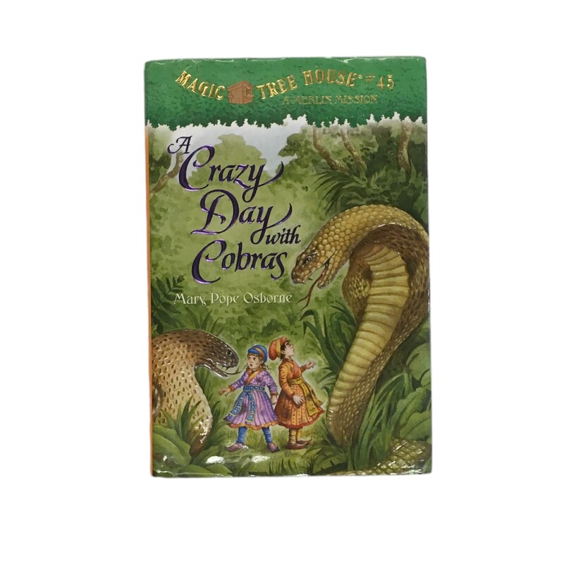 Magic Tree House #45, Book; A Crazy Day With Cobras

Located at Pipsqueak Resale Boutique inside the Vancouver Mall or online at:

#resalerocks #pipsqueakresale #vancouverwa #portland #reusereducerecycle #fashiononabudget #chooseused #consignment #savemoney #shoplocal #weship #keepusopen #shoplocalonline #resale #resaleboutique #mommyandme #minime #fashion #reseller

All items are photographed prior to being steamed. Cross posted, items are located at #PipsqueakResaleBoutique, payments accepted: cash, paypal & credit cards. Any flaws will be described in the comments. More pictures available with link above. Local pick up available at the #VancouverMall, tax will be added (not included in price), shipping available (not included in price, *Clothing, shoes, books & DVDs for $6.99; please contact regarding shipment of toys or other larger items), item can be placed on hold with communication, message with any questions. Join Pipsqueak Resale - Online to see all the new items! Follow us on IG @pipsqueakresale & Thanks for looking! Due to the nature of consignment, any known flaws will be described; ALL SHIPPED SALES ARE FINAL. All items are currently located inside Pipsqueak Resale Boutique as a store front items purchased on location before items are prepared for shipment will be refunded.
