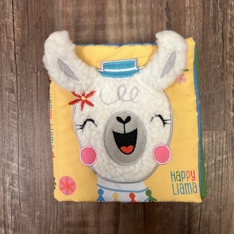Happy Llama Plush Book