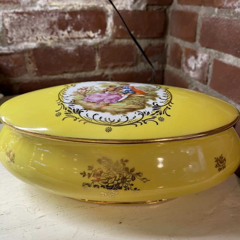 Limoges Oval Covered Dish