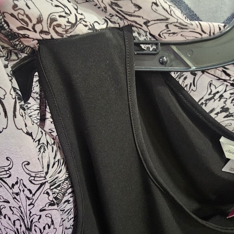 Love this black tank that is paired with a purple ombre kimono style top.