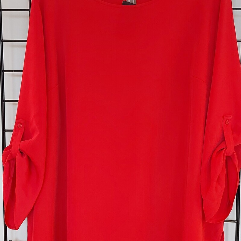 Penningtons Blouse, Red, Size: 3X