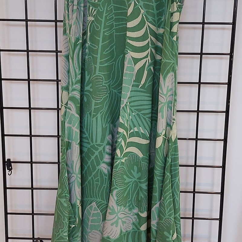 Makai Beach Dress, Green, Size: XL