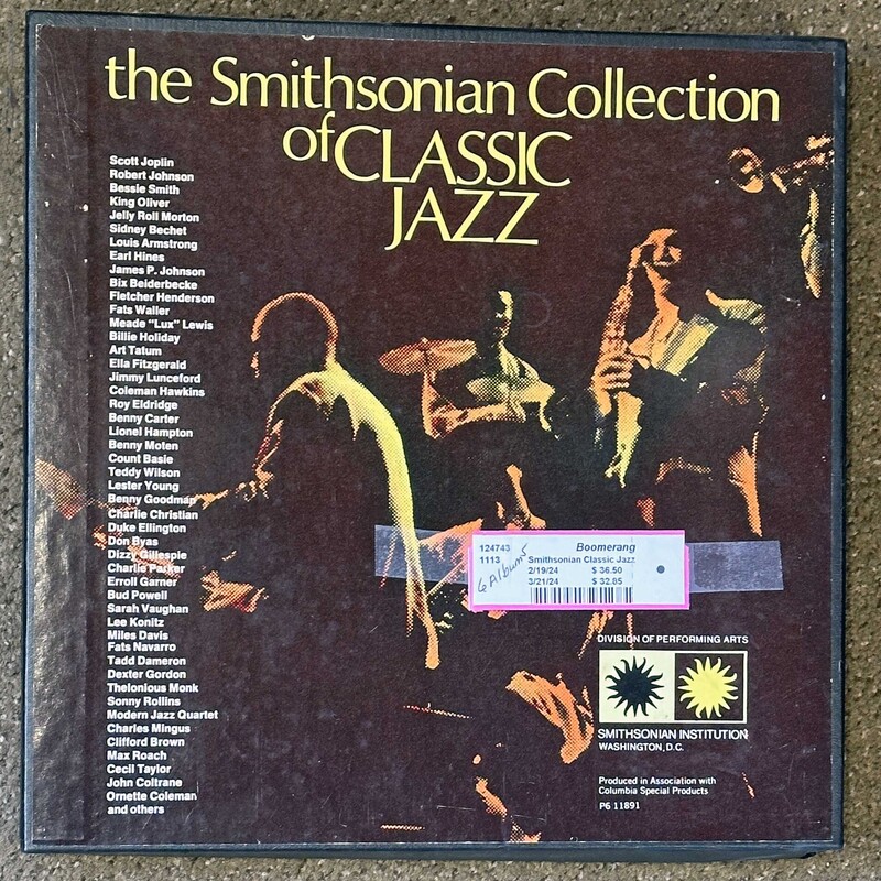 Smithsonian Collection of Classic Jazz
Six Albumns 1973