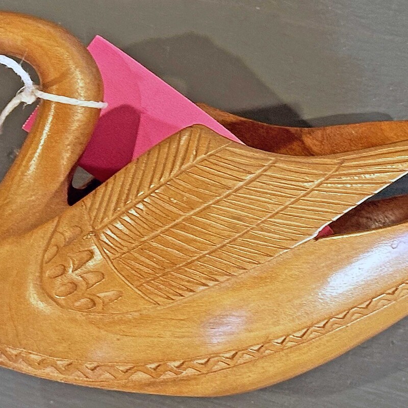 Yugoslavian Carved Swan