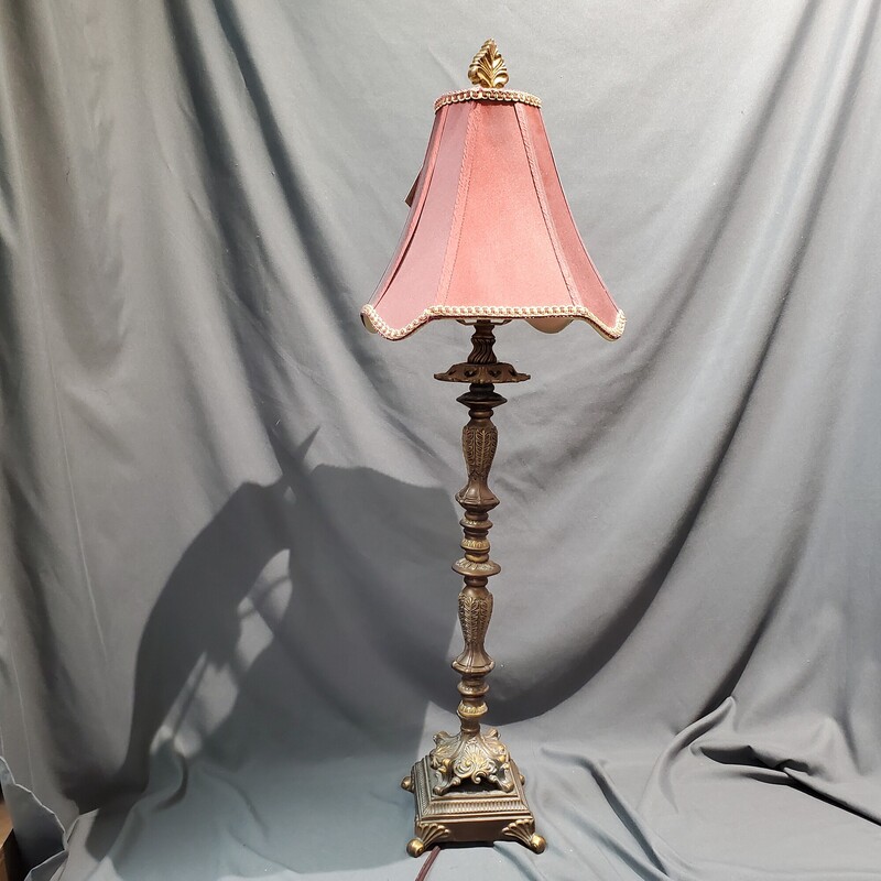 Burg Shade Buffett Lamp, Size: 35