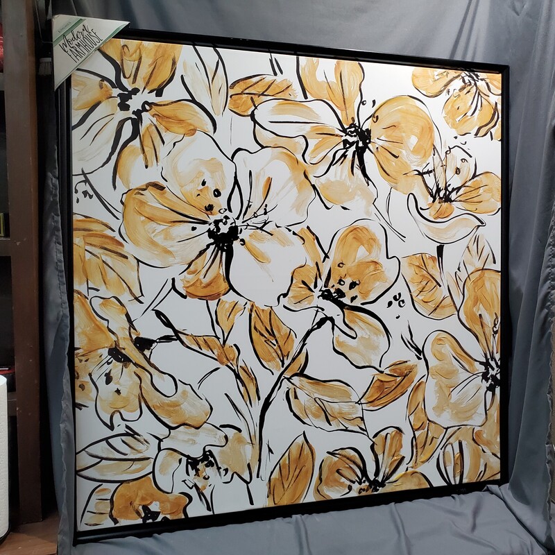 Floral Canvas Framed