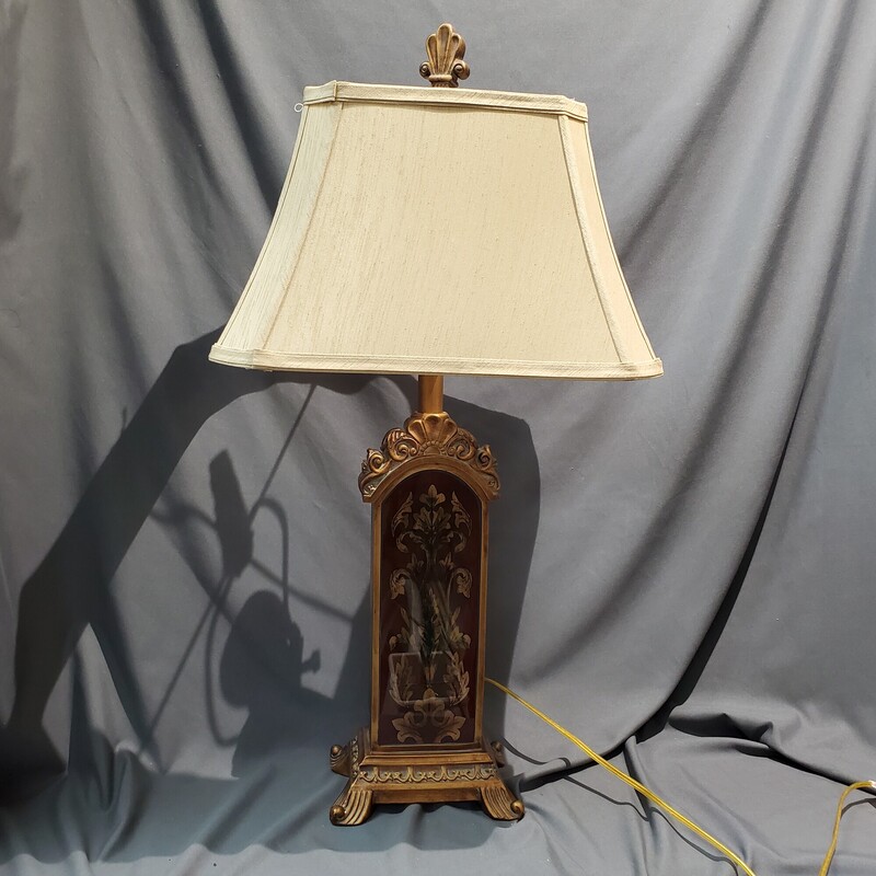 Burg/bronze Lamp