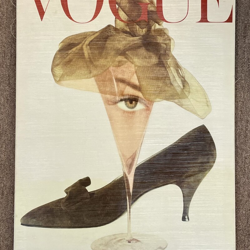 Vogue Cover On Canvas