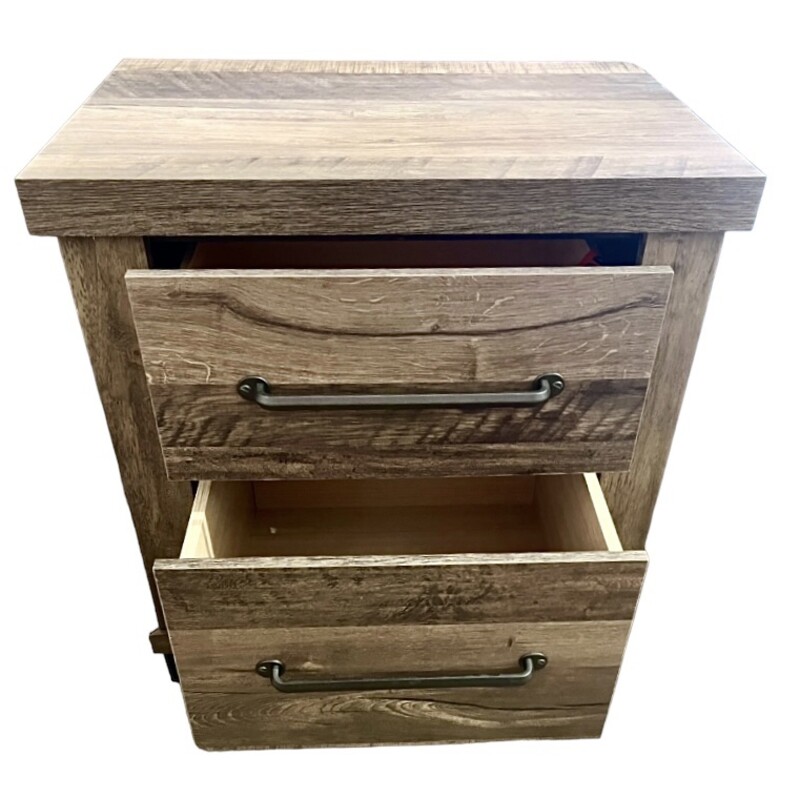 Harrison Nightstand+USB Port<br />
Natural Brown<br />
Size: 24x16x25H<br />
Includes USB Port for Charging Electronics<br />
NEW