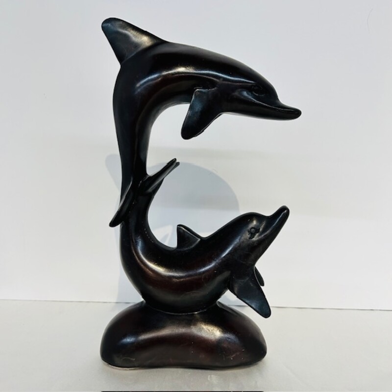 Mahogany Double Dolphin Figure
Brown Black
Size: 3 x 6 x 10H