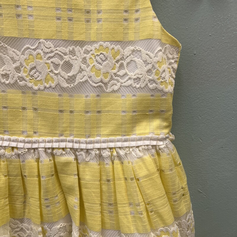 Emily West Lace Swing, Yellow, Size: Youth S