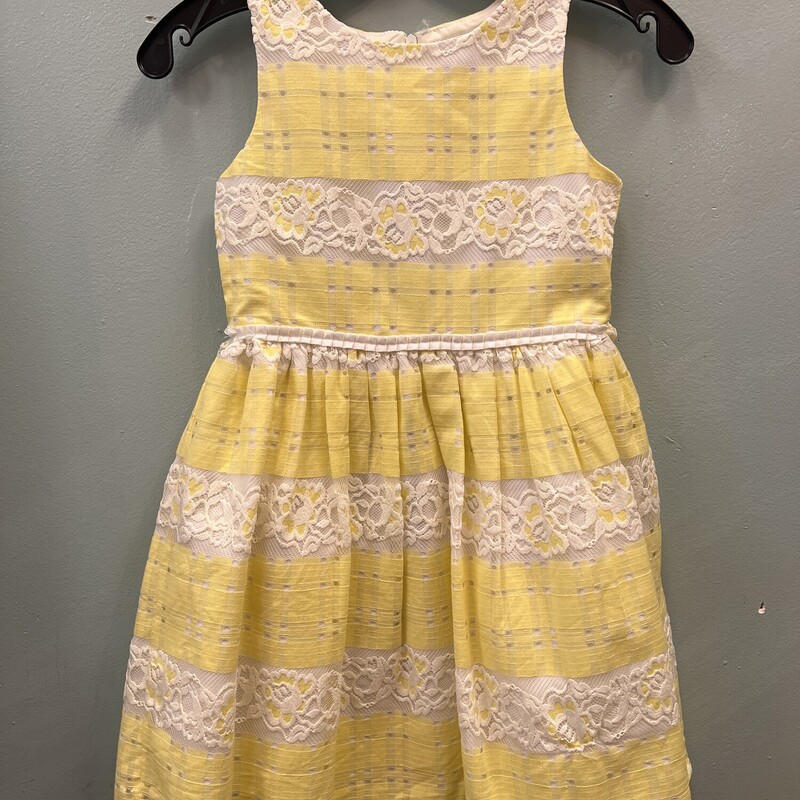 Emily West Lace Swing, Yellow, Size: Youth S