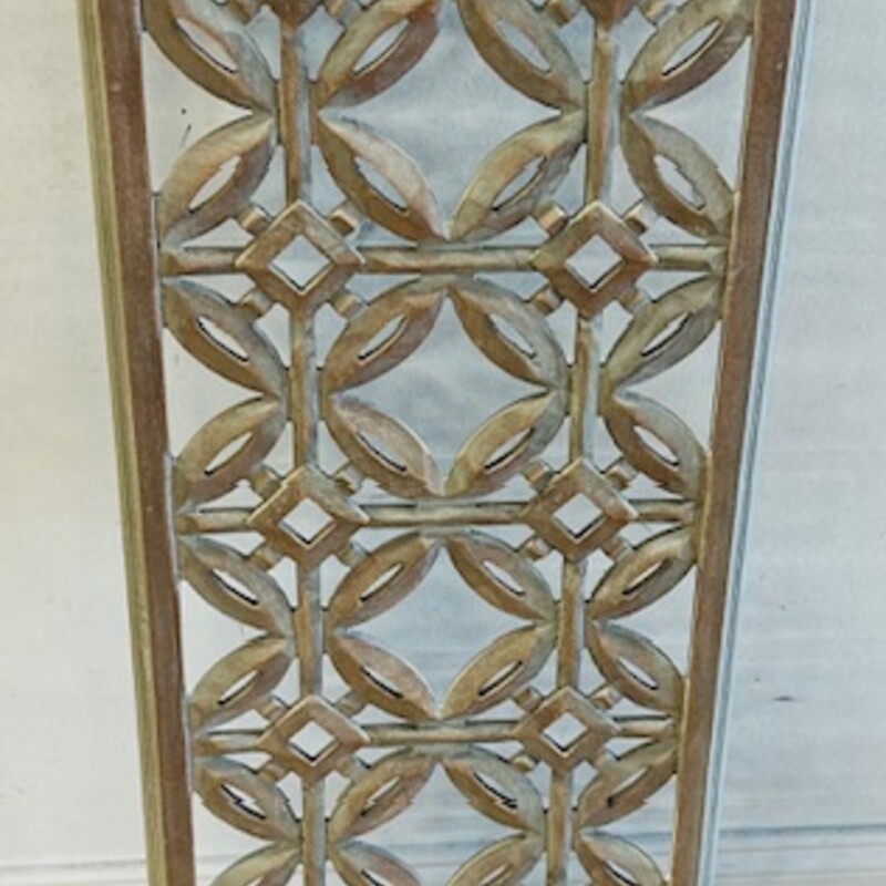 Wood Carved Rect Panel