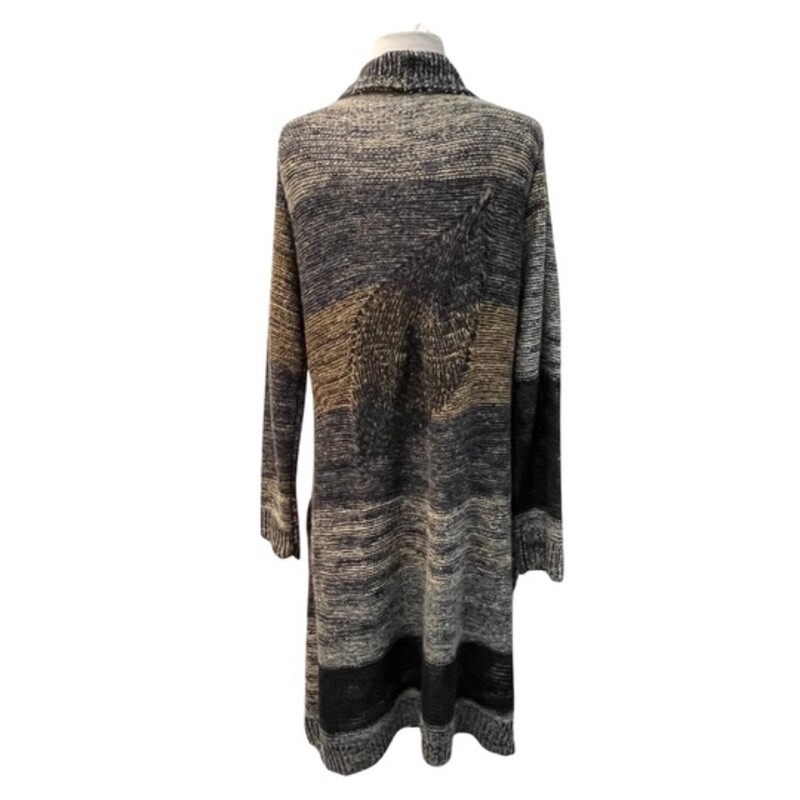 Sisters Open Duster Cardigan<br />
With Pockets<br />
Gray, Tan, Beige, and Black<br />
Size: Large