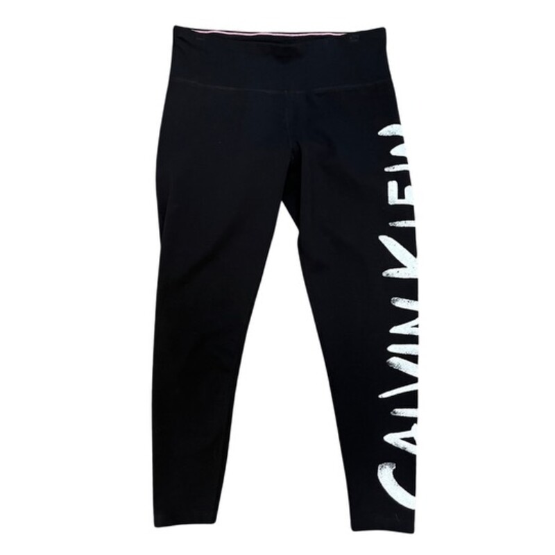 Calvin Klein Sweatshirt and Leggings Set
Black, and White
Size: Medium