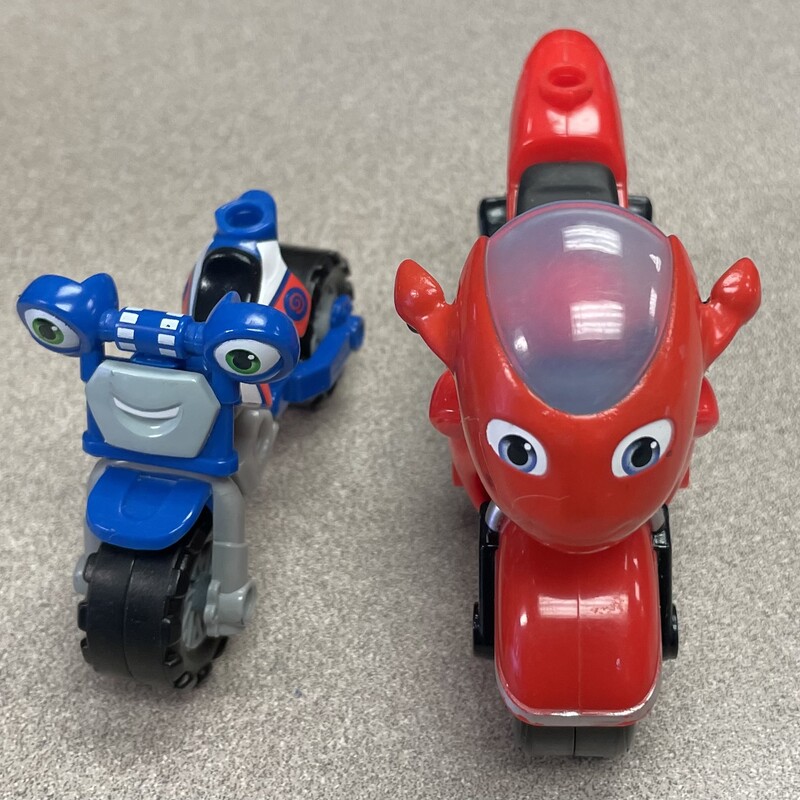 Ricky Zoom Bike Buddies, Red/blue, Size: 2pc