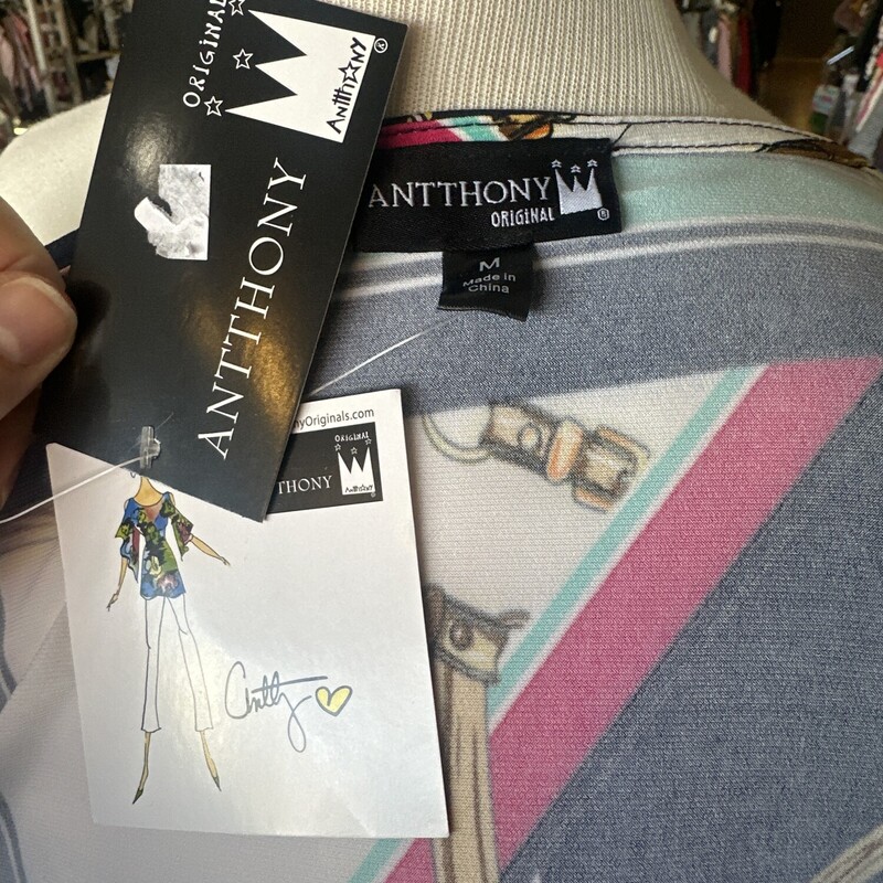 Nwt Antthony Original Car, Multi, Size: Med<br />
New with tags<br />
All sales final<br />
Free in store pick up within 7 days of purchase<br />
shipping available