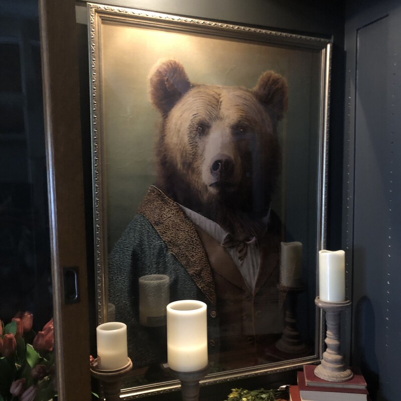 Framed Brown Bear