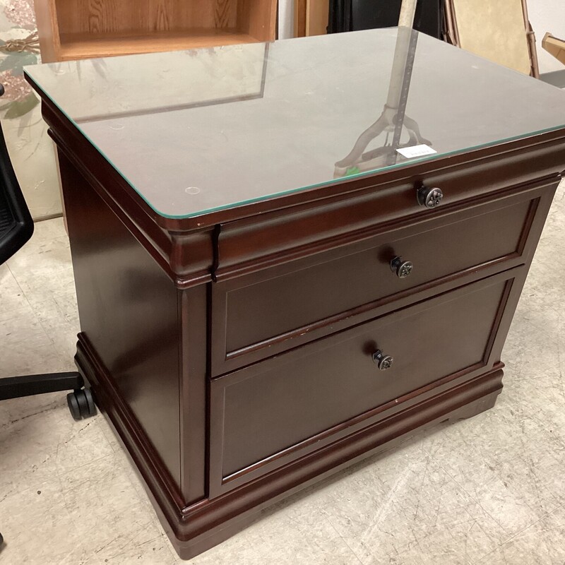 Cherry File Cabinet-2 Dwr, Cherry, Lateral
36in wide x 24in deep x 30in tall