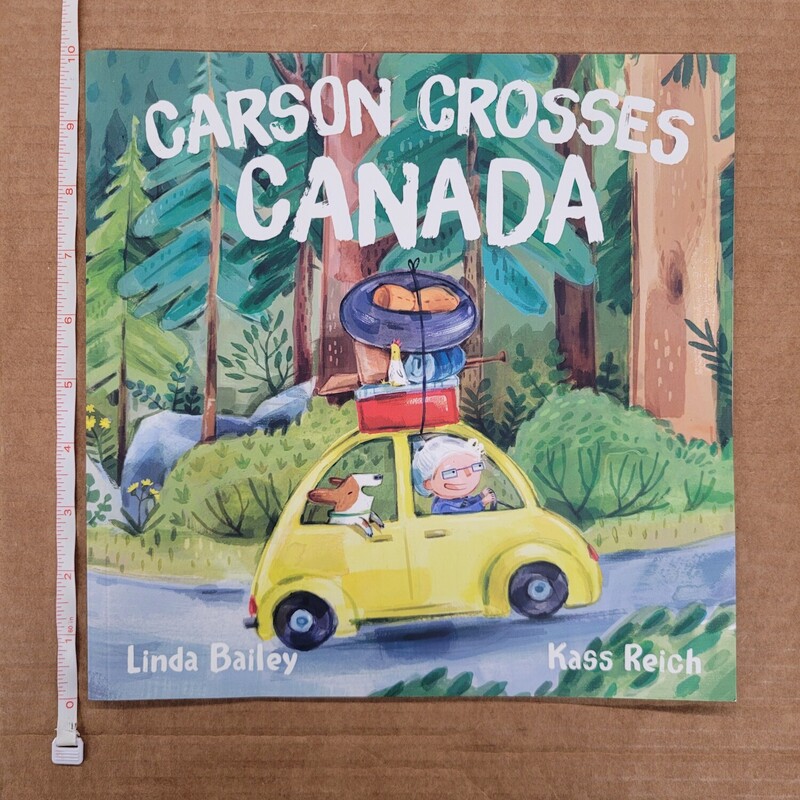 Carson Crosses Canada, Size: Back, Item: Paper