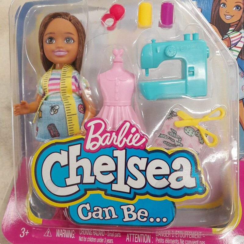 New in Box Barbie Chelsea Fashion designer