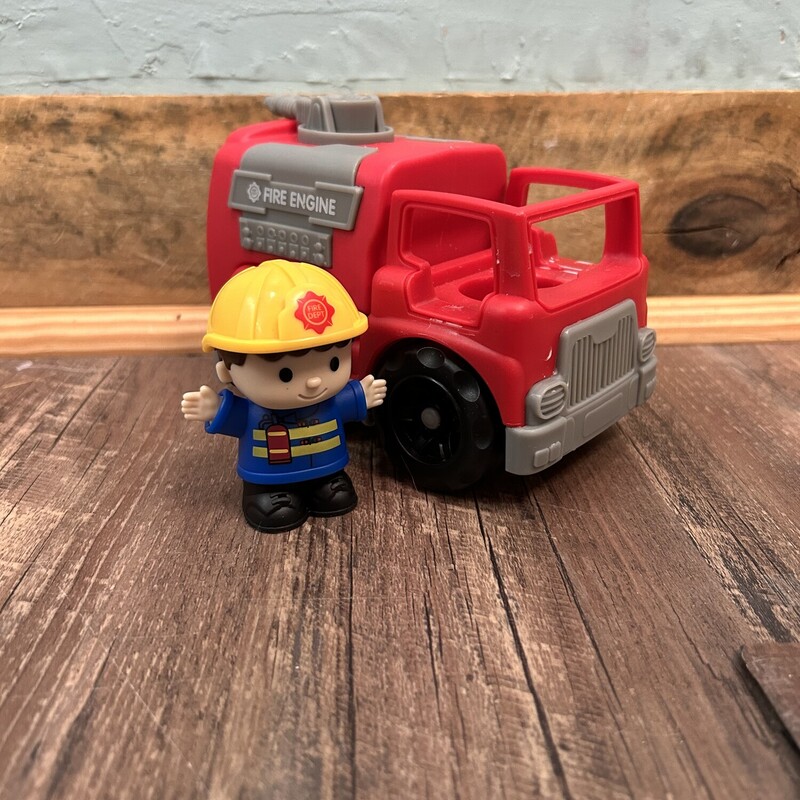 Shorty Fire Engine, Red, Size: ToddlerToy
