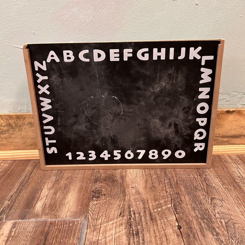 ABC Chalk/Dry Erase Set, Wood, Size: Educationa