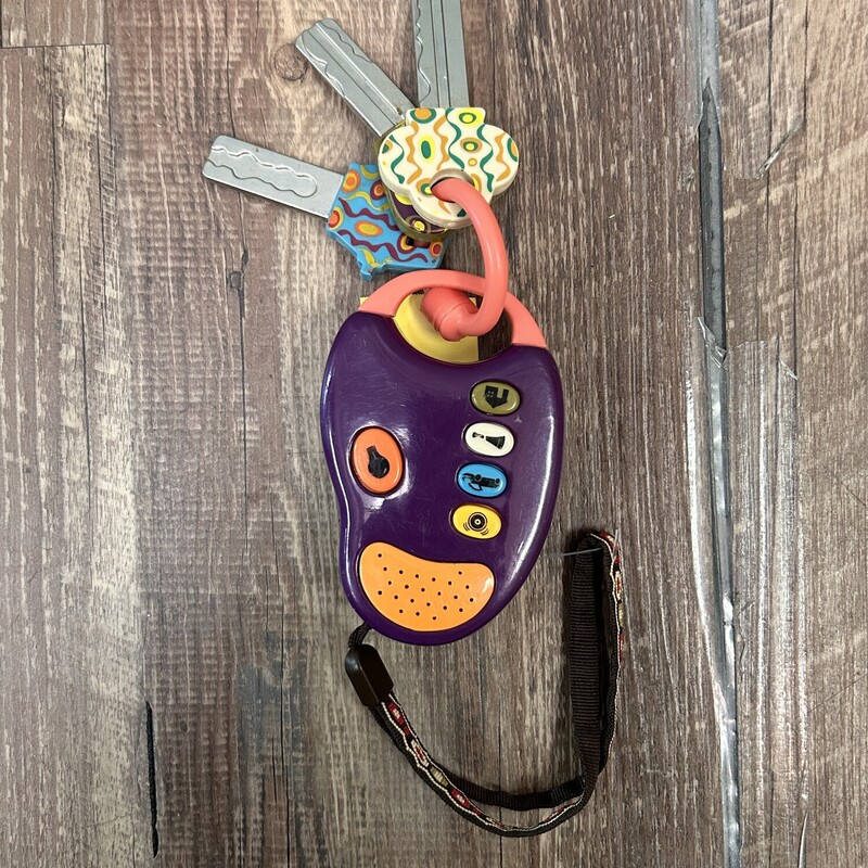 B. Toys Baby Keys, Purple, Size: Baby Toys