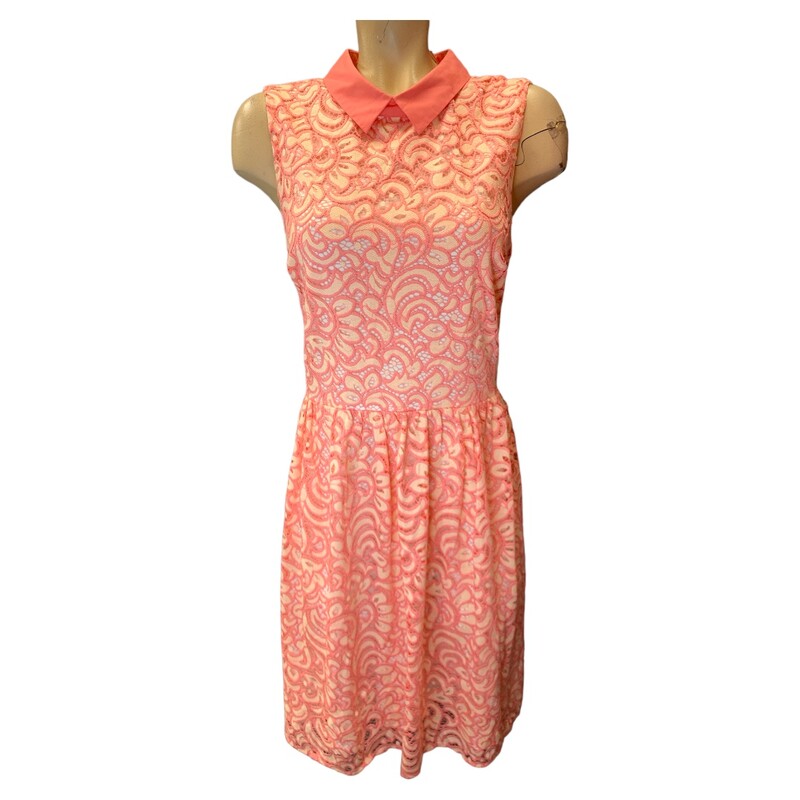 Betsey Johnson Dress S12, Coral, Size: L