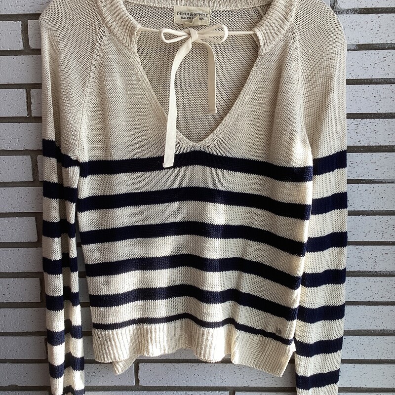 L/s Knit Sweater Striped