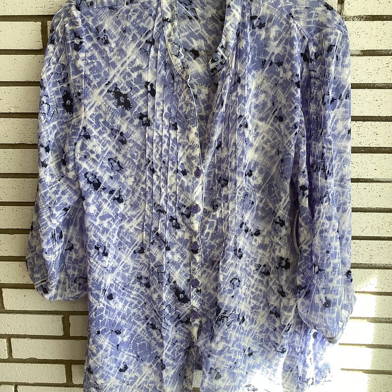 L/s Blouse Pin-tuck Front