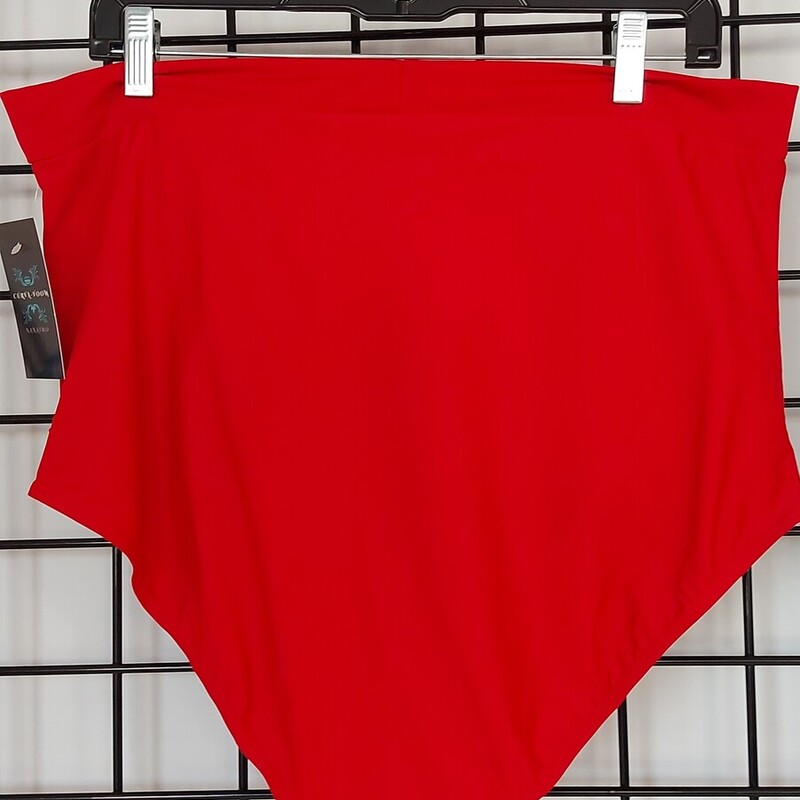 Bottoms, Red, Size: 3X