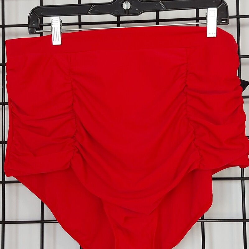 Bottoms, Red, Size: 3X