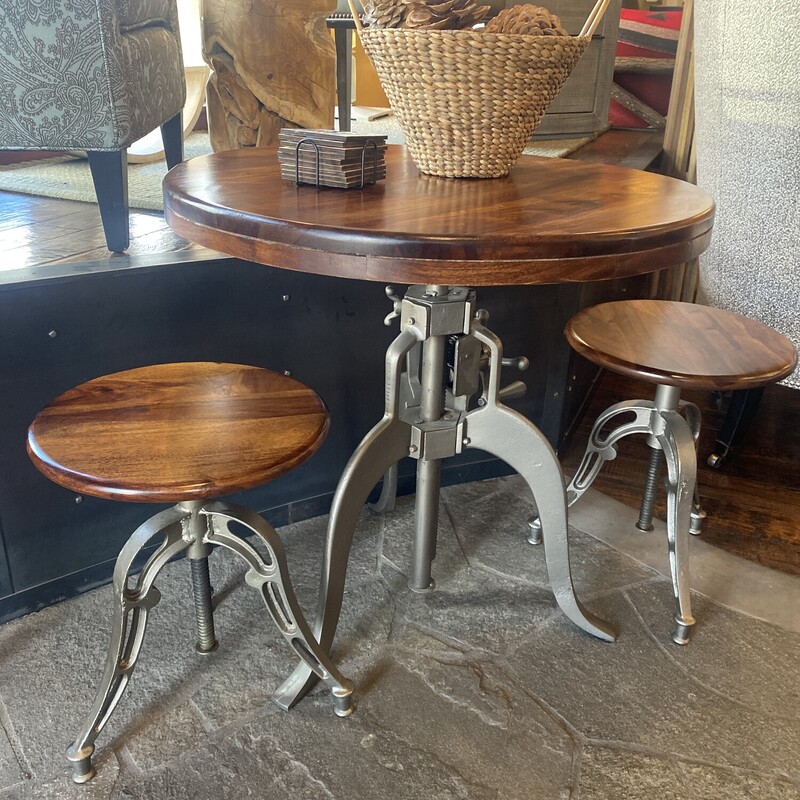 Pub Table And Two Stools