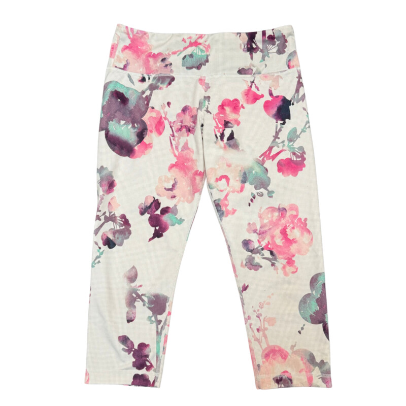 Lululemon Floral Leggings
White, Pink, Plum and Mint
Size: S/M