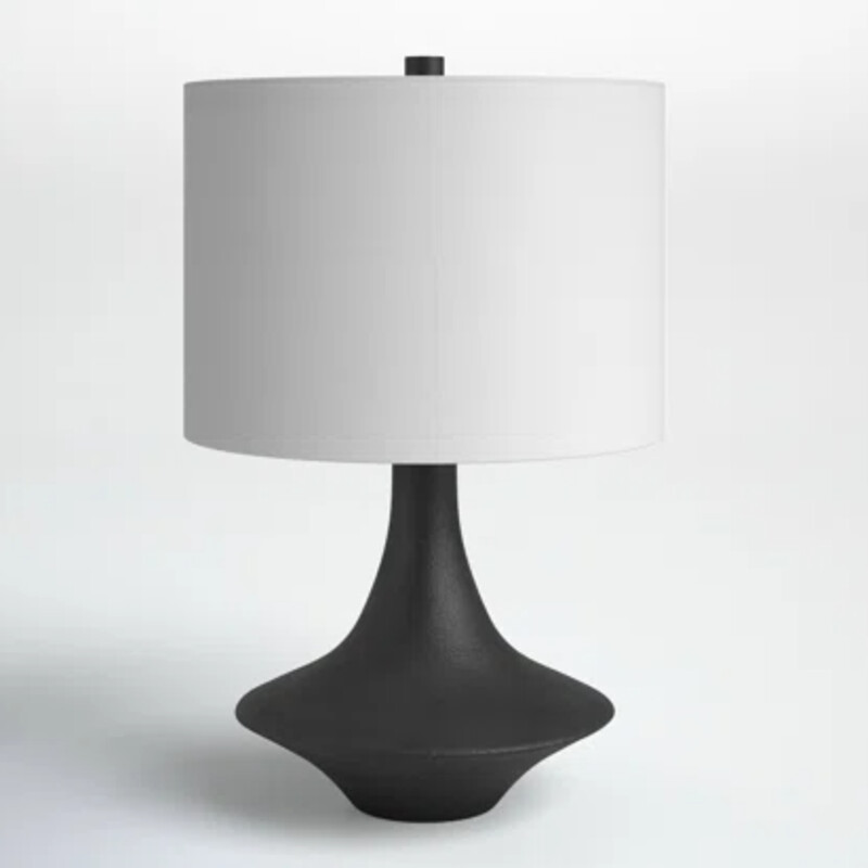 Suyra Bryant Table Lamp
Black Stone Base with White Shade
Size: 14x23H
NEW
Retail $470+