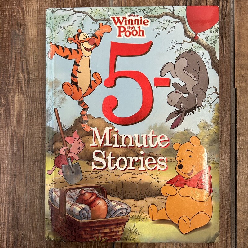 Winnie Pooh 5 Minute Stor, Babyblue, Size: Book