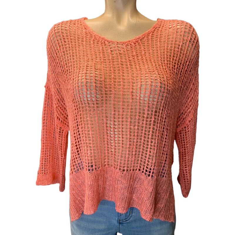 N/a Knit, Coral, Size: S
