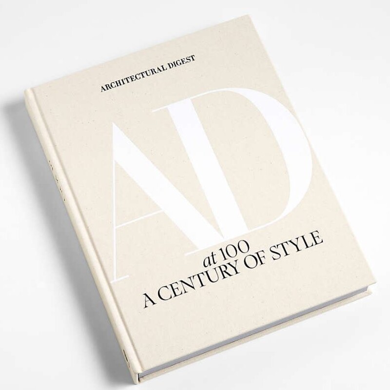 AD At 100 Arcitectural Digest Coffee Table Book
Cream White Size: 10 x 13.5H
Retails: $100.00